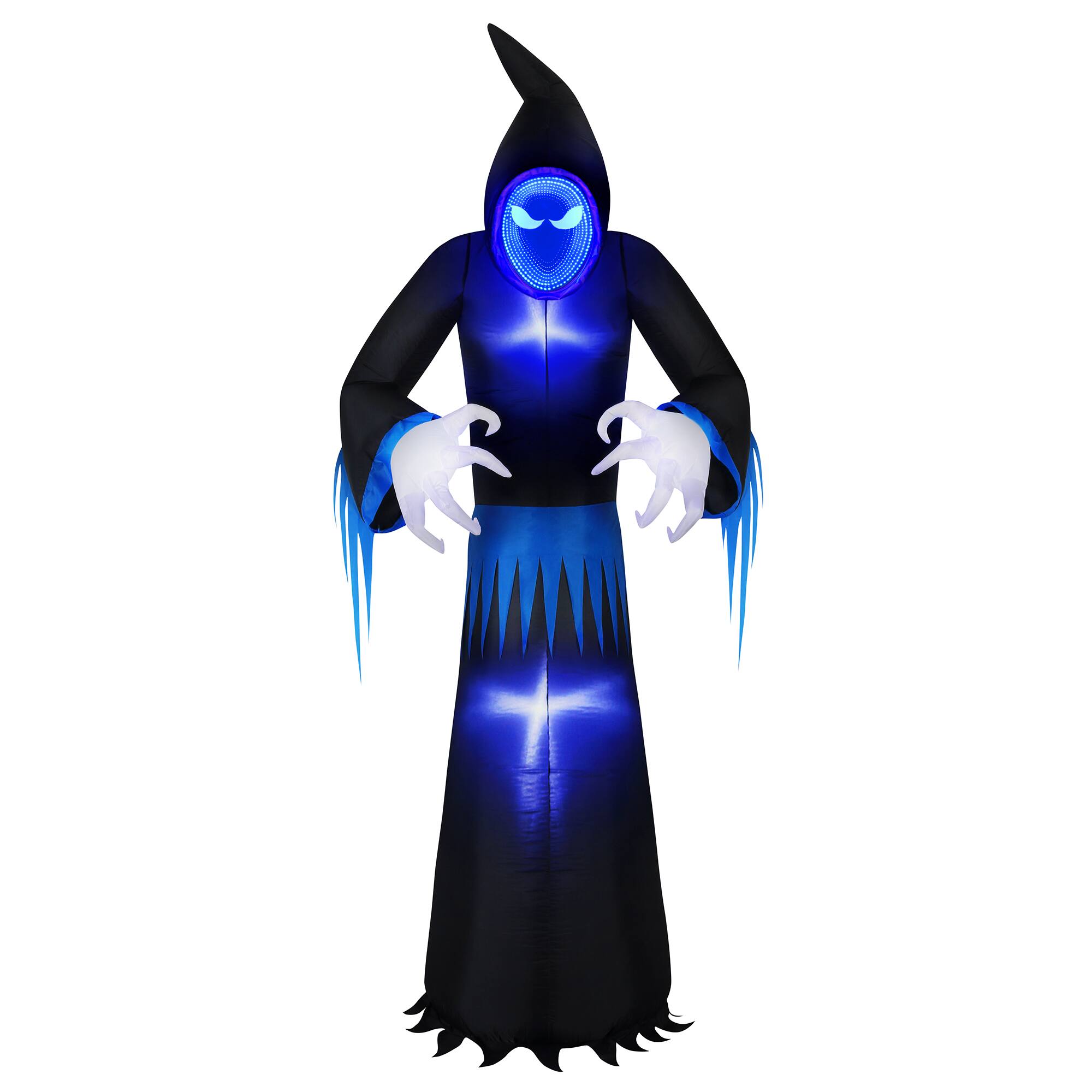 8ft. Inflatable Halloween Light Up Infinity Mirror Reaper